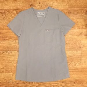 Figs: casma top in cement—xxs petite